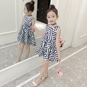 HIT Rochie pentru copii cu decolteu în două culori