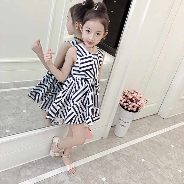 HIT Rochie pentru copii cu decolteu în două culori