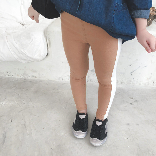 Jambiere lungi pentru copii cu margini in mai multe culori