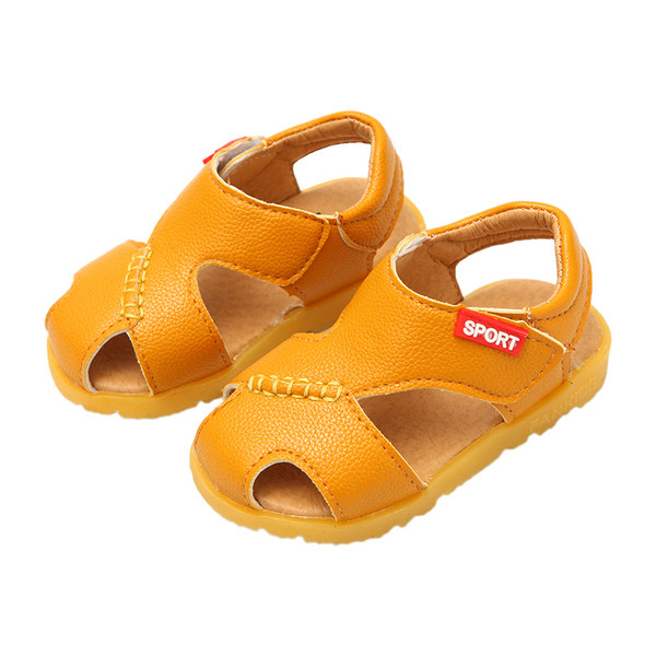 Sandale pentru copii elegante pentru un baiat din piele ecologica in trei culori