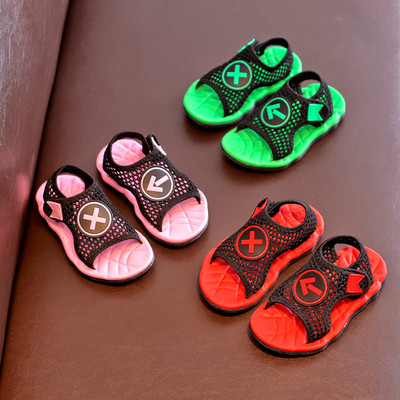 Детски сандали с мрежа в три цвята подходящи за момчета и момичета