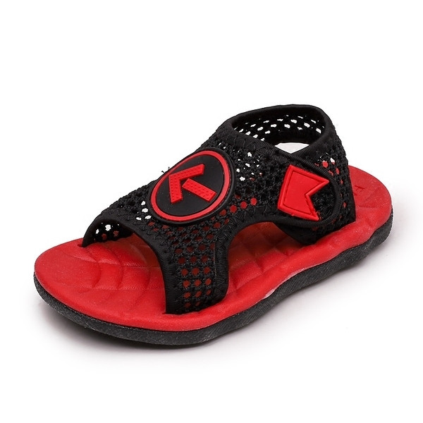 Sandale pentru copii cu plasă în trei culori potrivite pentru băieți și fete