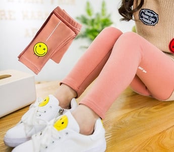 Jambiere zilnice pentru copii cu aplicații 3D pentru fete