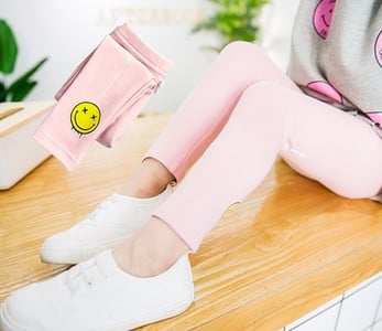 Jambiere zilnice pentru copii cu aplicații 3D pentru fete