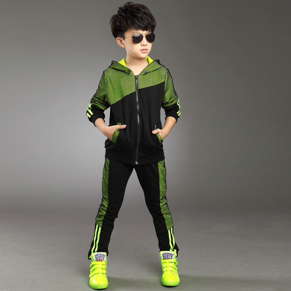 Echipa copii - top și costum lung cu elemente colorate