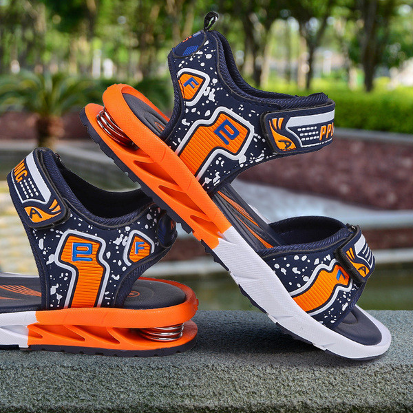 Sandale confortabile pentru copii pentru un baiat in trei culori