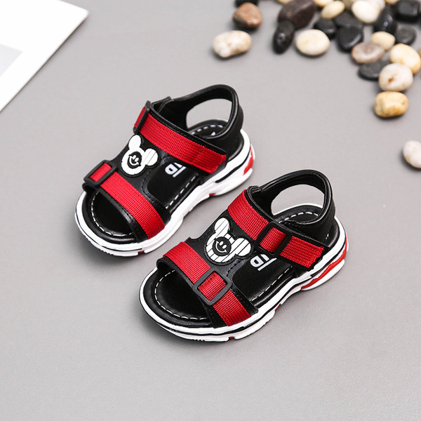 Sandale moderne pentru copii in trei culori potrivite pentru baieti si fete