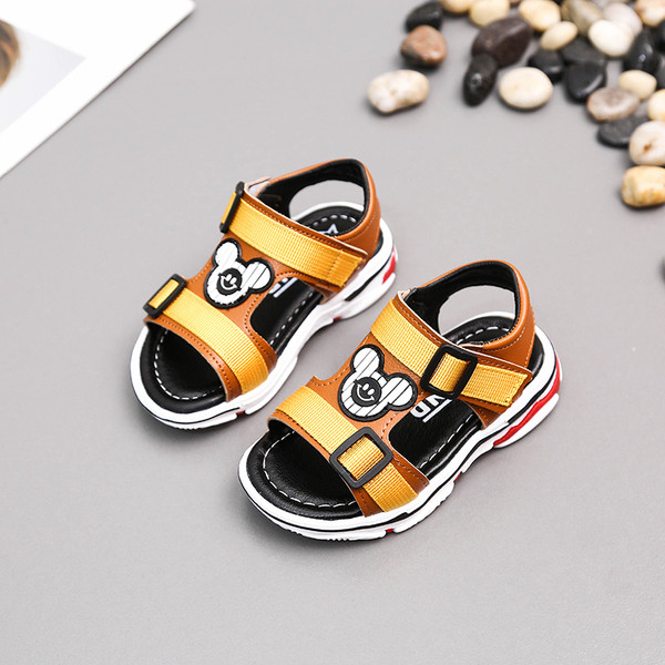 Sandale moderne pentru copii in trei culori potrivite pentru baieti si fete