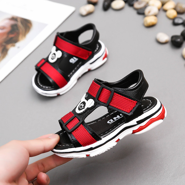 Sandale moderne pentru copii in trei culori potrivite pentru baieti si fete