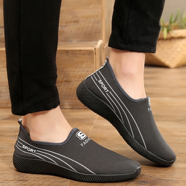 Mocasini sport barbati din material in 2 culori