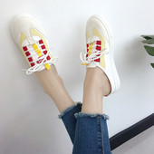 Adidasi de vara dama cu decor colorat