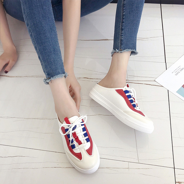 Adidasi de vara dama cu decor colorat