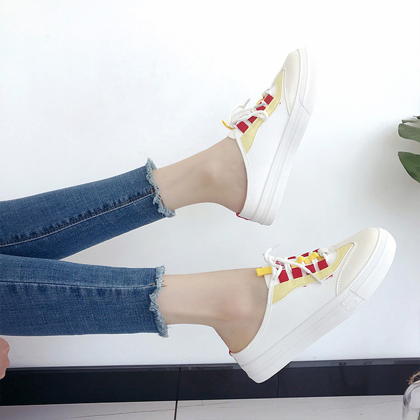 Adidasi de vara dama cu decor colorat