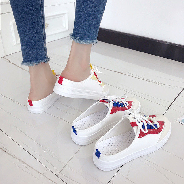 Adidasi de vara dama cu decor colorat