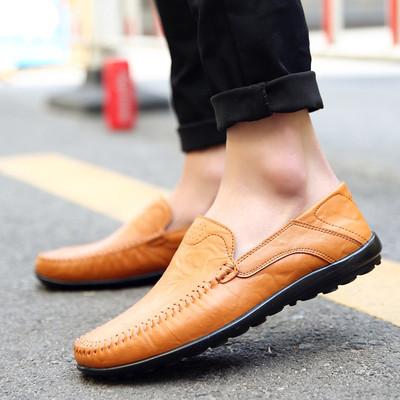 Mocasini barbati din piele in 2 modele si mai multe culori