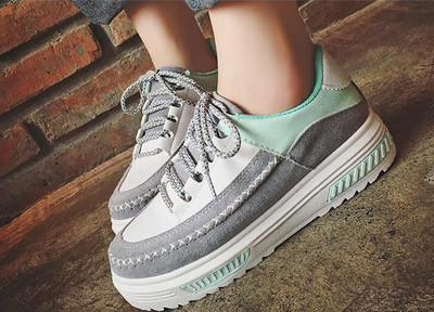 Adidasi comozi de dama in maro, gri si negru