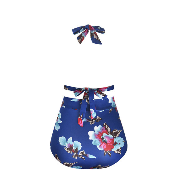 Бански за дамите от две части с флорални мотиви