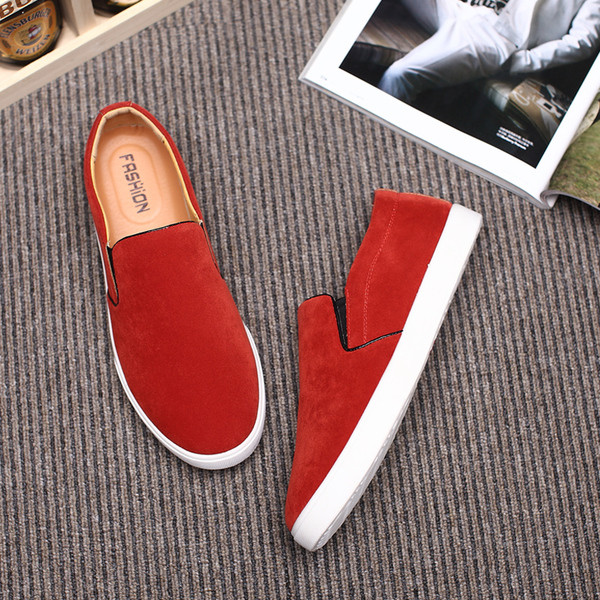 Mocasini moderni pentru barbati in mai multe culori de piele intoarsa