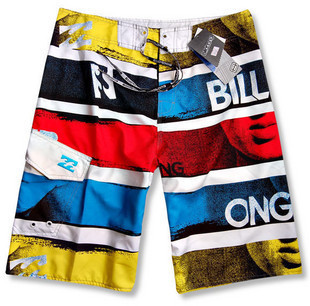 Costum de baie pentru bărbați cu imprimeu și inscripție în mai multe modele