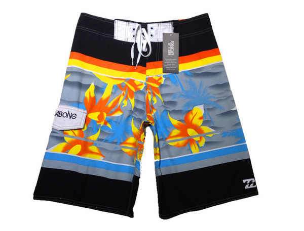 Costum de baie pentru bărbați în două culori cu imprimeu floral