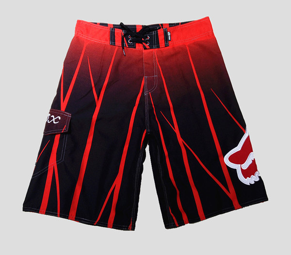 Мъжки плажни шорти с щампа в два цвята