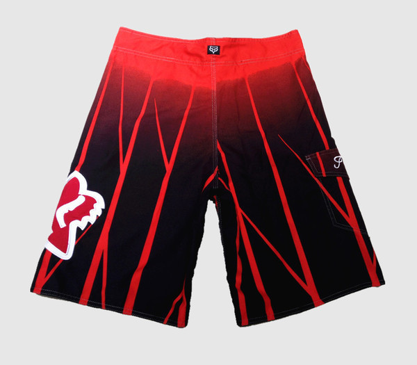 Мъжки плажни шорти с щампа в два цвята