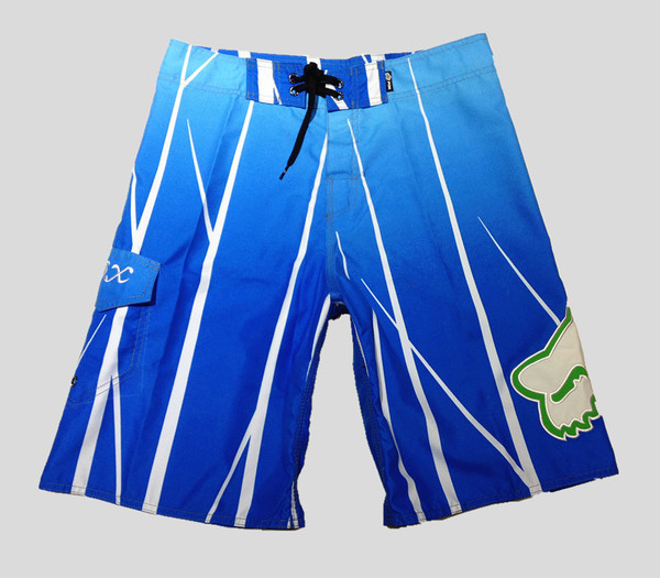 Мъжки плажни шорти с щампа в два цвята