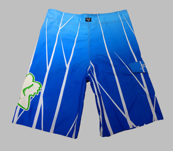 Мъжки плажни шорти с щампа в два цвята