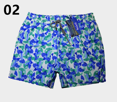 Costum de baie scurt pentru bărbați în două modele cu imprimeu