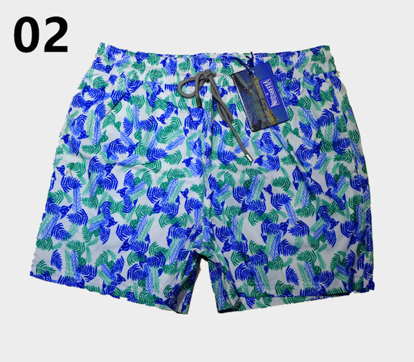 Costum de baie scurt pentru bărbați în două modele cu imprimeu