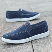 Mocasini de vara pentru barbati din stofa - diferite modele