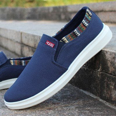 Mocasini de vara pentru barbati din stofa - diferite modele