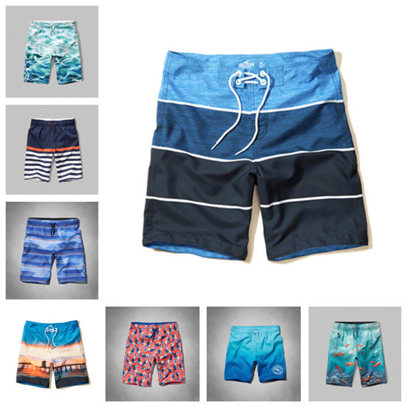 Costum de baie pentru barbati cu cravate in mai multe culori