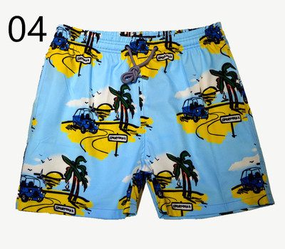 Costum de baie pentru bărbați cu talie elastică