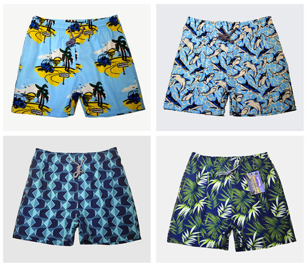 Costum de baie pentru bărbați cu talie elastică