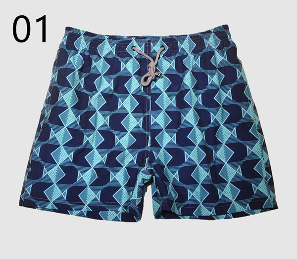 Costum de baie pentru bărbați cu talie elastică