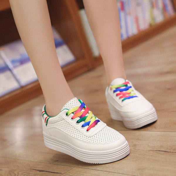 Adidasi de vara dama cu decor colorat