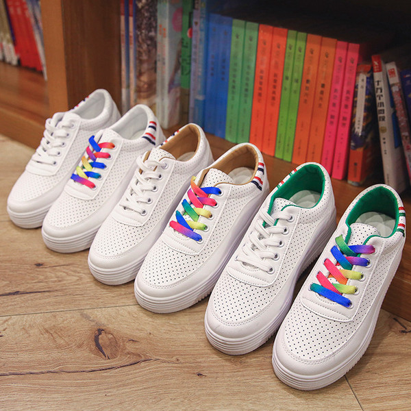 Adidasi de vara dama cu decor colorat