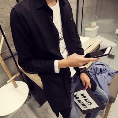 NOU Cămașă elegantă pentru bărbați, cu mâneci lungi, în două culori