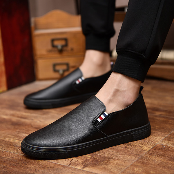Mocasini casual barbati din piele in 4 culori