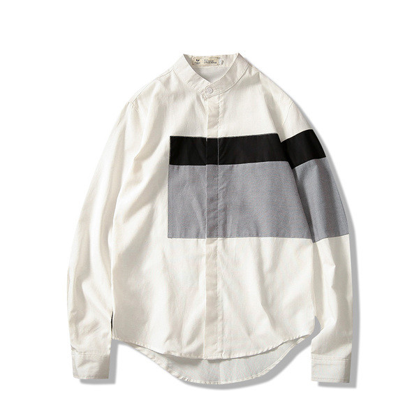 Cămașă bărbătească de primăvară-vară cu mâneci lungi