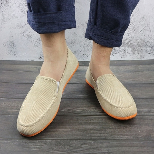 Mocasini barbatesti din piele intoarsa ecologica in mai multe culori