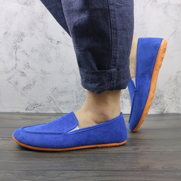 Mocasini barbatesti din piele intoarsa ecologica in mai multe culori