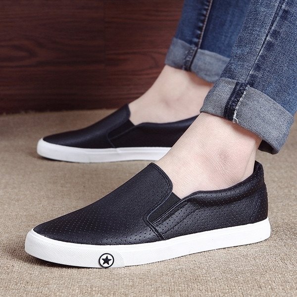 Mocasini moderni pentru barbati din piele ecologica in 2 culori