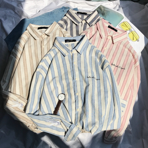 Ежедневна мъжка риза с дълъг ръкав в няколко цвята 