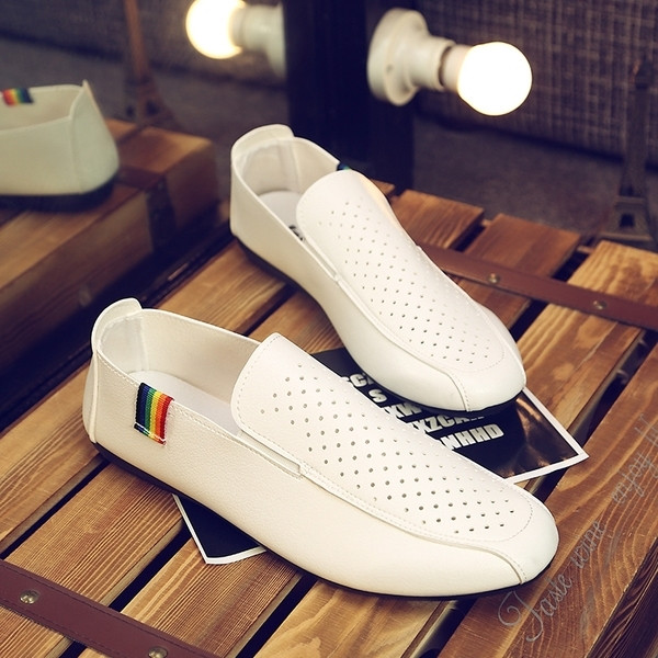 Mocasini barbatesti din material respirabil in mai multe culori