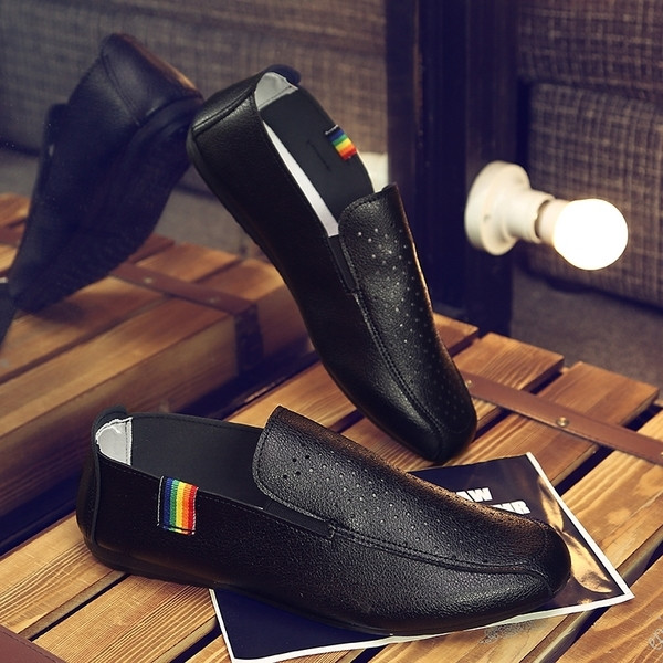 Mocasini barbatesti din material respirabil in mai multe culori