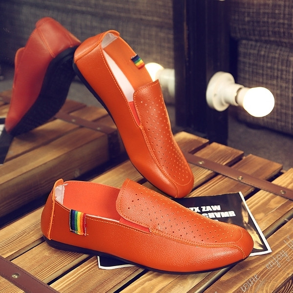 Mocasini barbatesti din material respirabil in mai multe culori