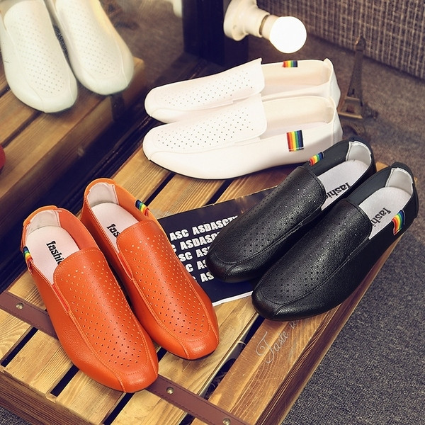 Mocasini barbatesti din material respirabil in mai multe culori