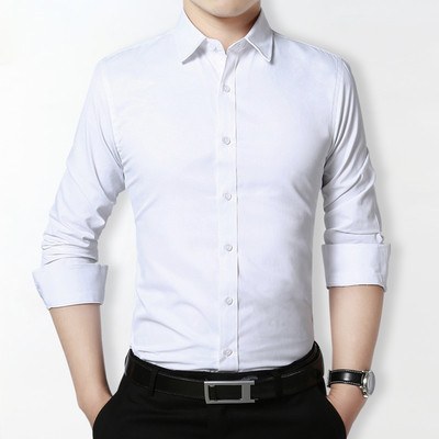 Cămașă bărbătească stilată cu mâneci lungi Model Slim în mai multe culori